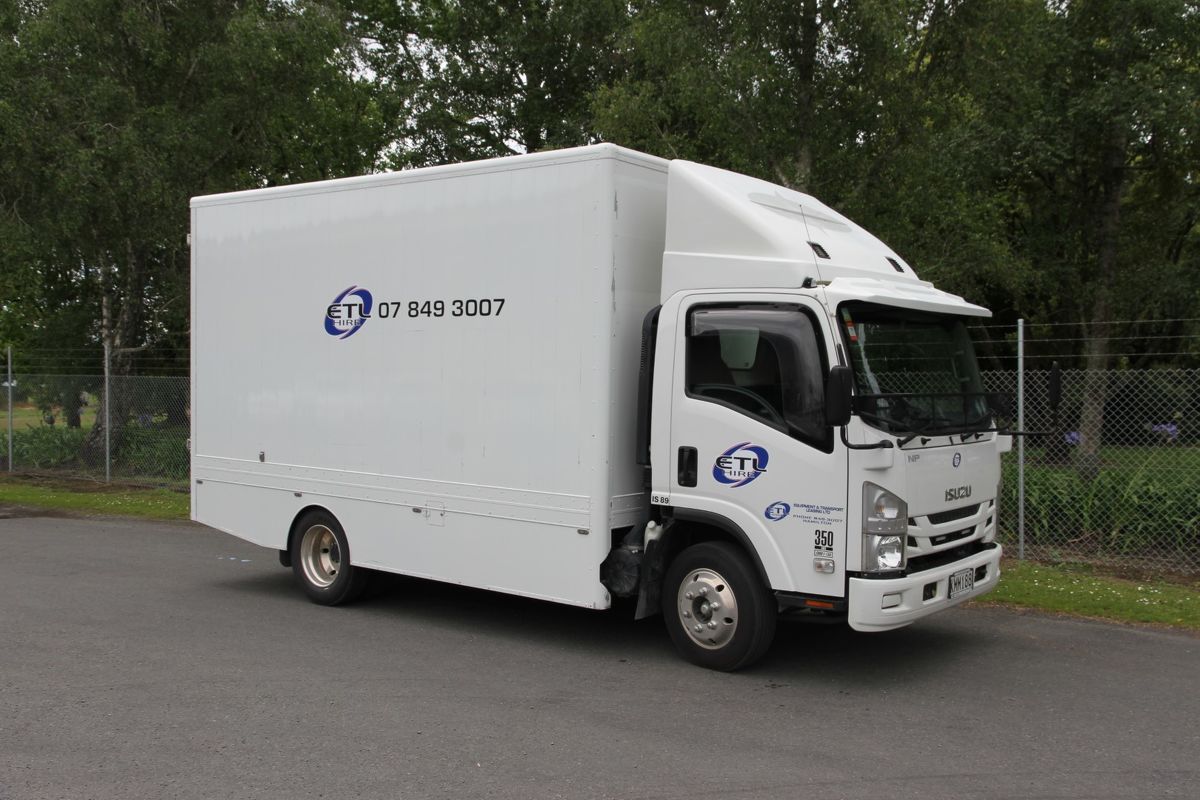 Isuzu NPR325M Box Truck Product ETL Hire